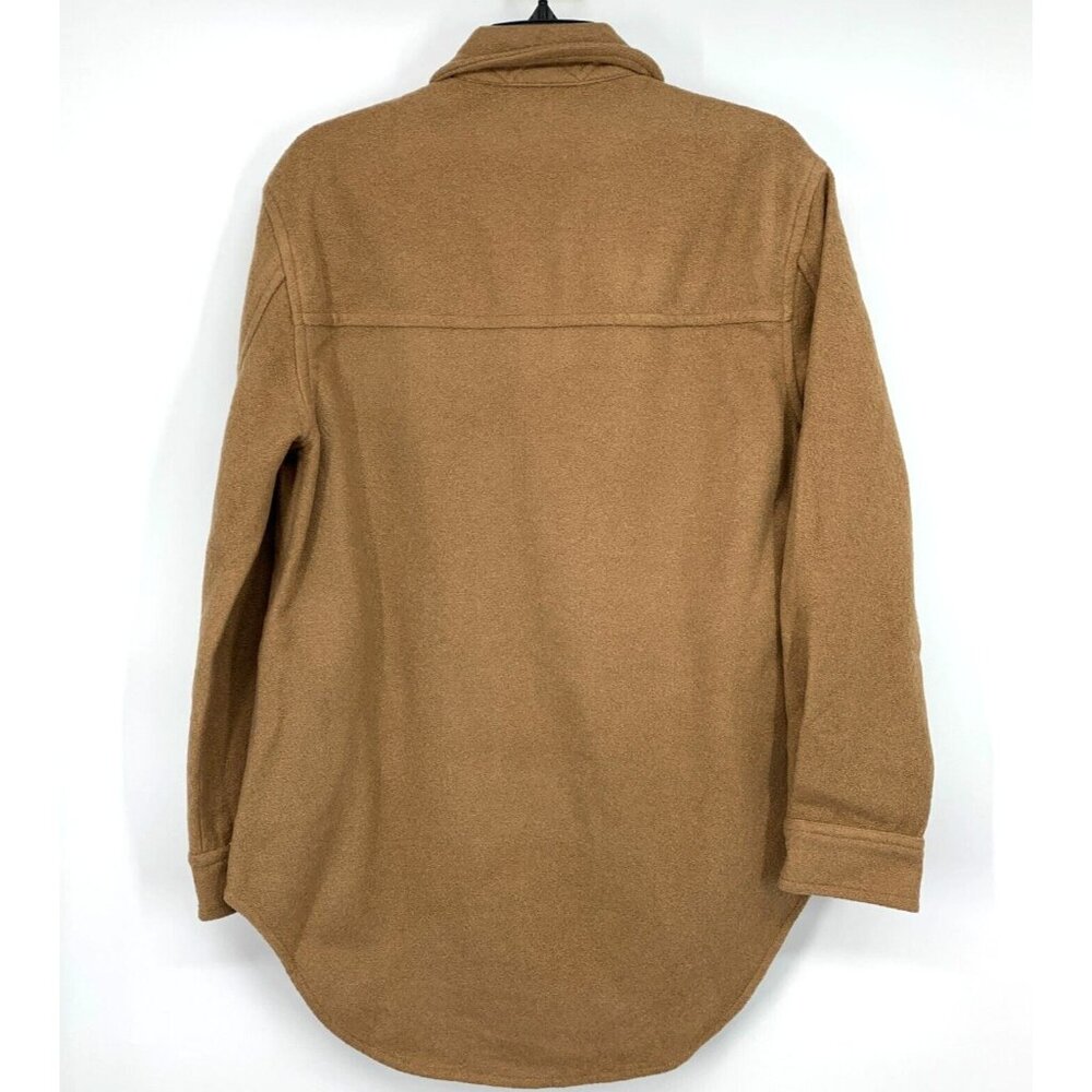 BlankNYC Shacket Lets Get Lost Button Down Brown … - image 9
